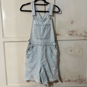 H&M Light Blue Denim Overalls